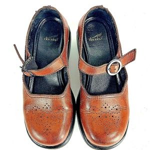Dansko Womens EU 37 US 6.5 - 7 Mary Jane Clogs